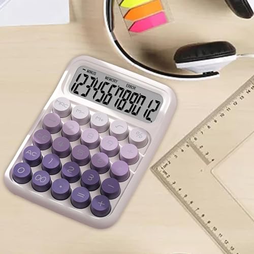 Calculadora de teclas redondas que reduce el cansancio visual gracias a la pantalla inclinada 7