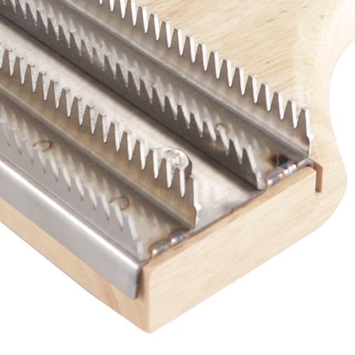 Durlo Polierharke entfernt Rückstände von Verbindungen und Metall von Polierscheiben. Einzelgriff