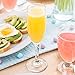 GIFTS INFINITY® Engraved Wedding IInterlock Heart Champagne Flutes Set of 2 Personalized Toasting Glasses - Valentine's Day Gift (FL-19)