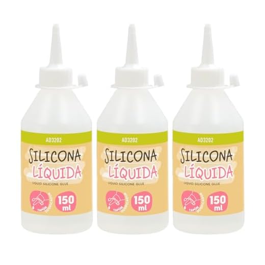 SILICONA LÍQUIDA QUIJOTE PAPER WORLD - Transparente para goma eva, papel, cartón, cuero, tela y madera. Ideal para manualidades. Uso escolar y de oficina - PACK 3-150ml