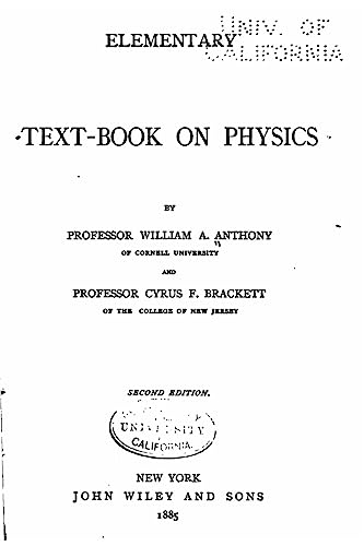 Elementary text-book of physics