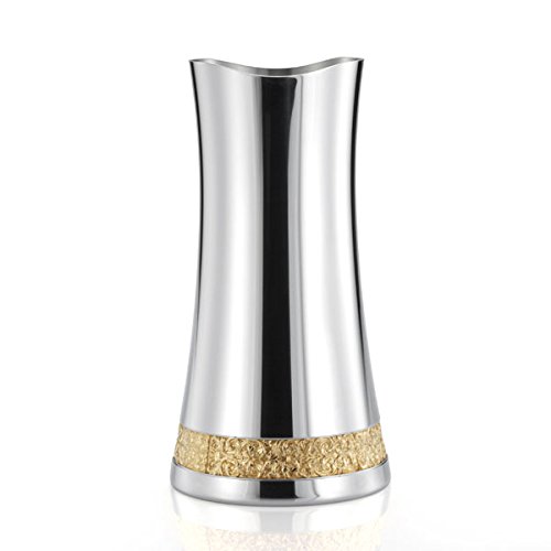 Royal Selangor Hand Finished Classic Expressions Collection Pewter Vase (L) With 24K Gold Plating Gift #TOP1