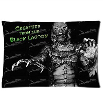 Creature From The Black Lagoon Pillowcases Custom Pillow Case Cushion Cover 20 X 30 Inch Two Sides