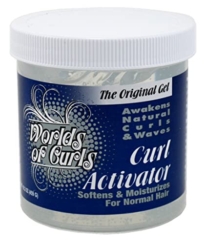 Worlds Of Curls Curl Activator Original Gel Normal 16.2 Ounce (Pack of 2)