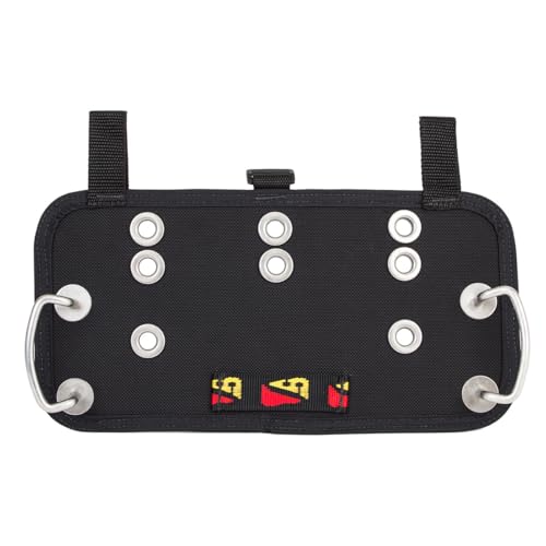 Butt plate Dive Rite hidrodinámico con asas de liberación rápida