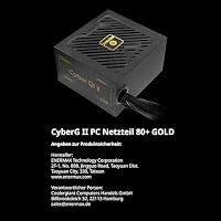 Enermax CYBERG II 750 Watt | Nicht-modulares ATX 3.1-Netzteil | PCIe 5.1 |80 Plus Gold |geräuscharmer 120mm SB-Lüfter | 105°C jap. Kondensatoren |ERV750G-AHG-NAC – Ansicht 8