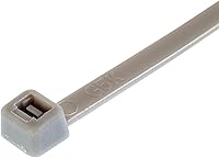 Vista 2 de GTSE 6 Inch Silver/Gray Zip Ties, 100 Pack, 40lb Strength, UV Resistant Strong Nylon Grey Cable Ties, Self-Locking 6" Tie Wraps