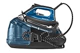  Rowenta SILENCE STEAM PRO DG9224 2400 W 1,3 L Negro, Azul - Centro de planchado (2400 W, 7,5 bar, 1,3 L, 480 g/min, 140 g/min, Negro, Azul)