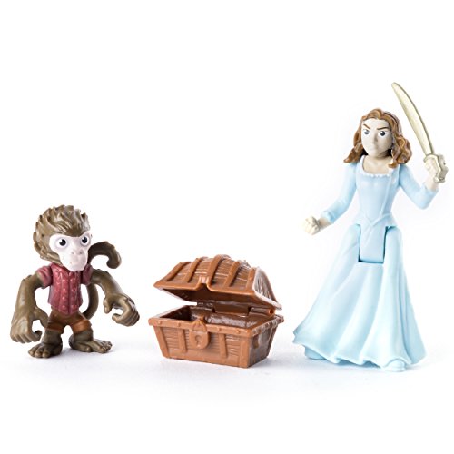 Pirates Of The Caribbean: Dead Men Tell No Tales - Carina Smyth And Jack The Monkey Action Figure Set - 3 Inch (2 Pack) #TOP20