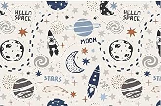 Laptop Skin Stickers HD Quality Sticker for Laptops Upto 15.6" Compatible with Apple/Dell/HP/Lenovo/Acer/Asus/Sony (Dustproof|Waterproof|Scratchproof|Reusable) - Space WT EDS