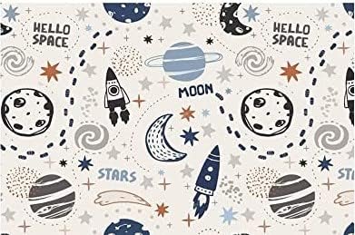 Laptop Skin Stickers HD Quality Sticker for Laptops Upto 15.6" Compatible with Apple/Dell/HP/Lenovo/Acer/Asus/Sony (Dustproof|Waterproof|Scratchproof|Reusable) - Space WT EDS