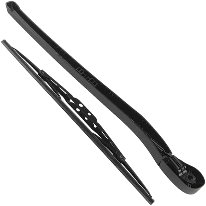 Back Window Wiper Arm Blade Replacement, Rear Windshield Back Wiper Arm Blade Set 61 62 7 066 173, Compatible with BMW 5 Series E61 2003-2010