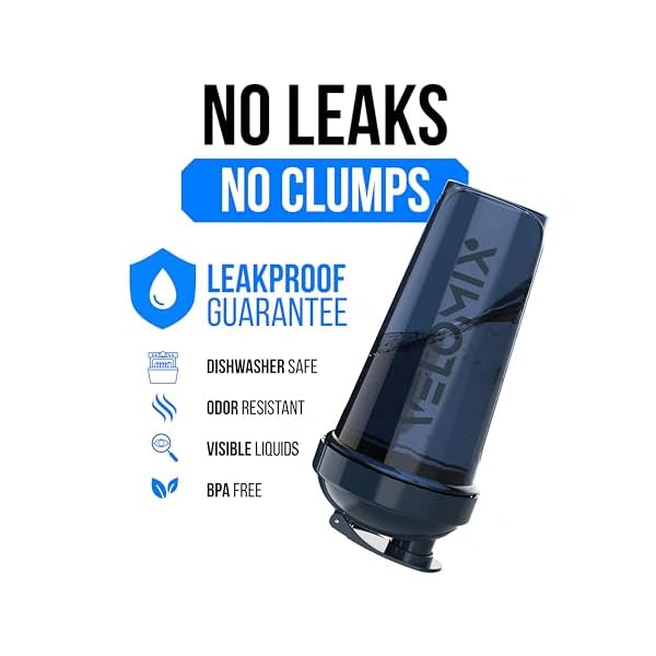 VELOMIX 4 Pack 28oz Shaker Cups for Protein Shakes, Aqua Depths - Image 3