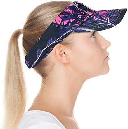 Muddy Girl Pink Camo Visor Cap Womans Hat with Wicking Sweatband