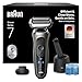 Produktbild Braun Series 7 Elektrorasierer Herren, Rasierapparat mit 60 Min. Akkulaufzeit, 4in1 SmartCare Reinigungsstation, +1 Aufsatz, Kabelloser Nass- und Trockenrasierer, Wasserdicht, 72-C7200cc, Gold