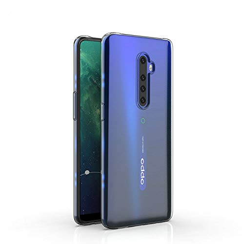 Image of Case Creation Brand - Mobile Cover for Oppo Reno 2 (Soft & Flexible Back Case), Transparent
