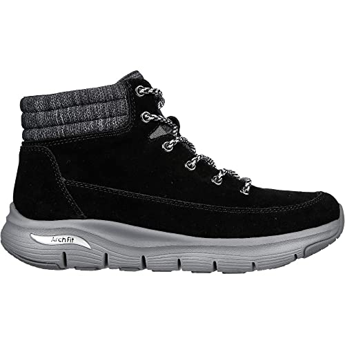 Skechers Skechers Women's Arch Fit Smooth Sneaker, Black, 6
