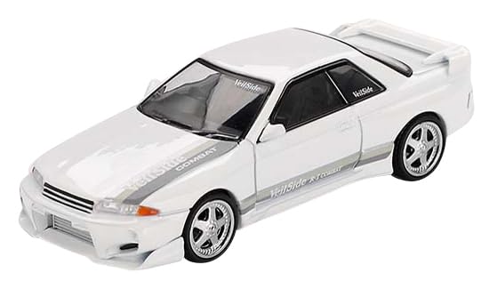 Truescale Miniatures Mini-GT MGT01066-R Nissan Skyline GT-R (R32) Veilside Combat C-I White 2011 - Scale 1/64 - Model Car