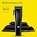 The Beard Club Pro Beard Trimmer for Men - Professional Men's Hair Trimmer for Barbers - Electric Cordless Rechargeable High Power 13,000 RPM - 10 Guides - Taper Lever - Diamond Like Carbon Blades