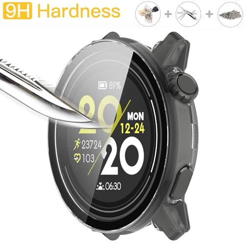 Coque Coros Pace 3 avec protection écran verre trempé 9H noir - 4