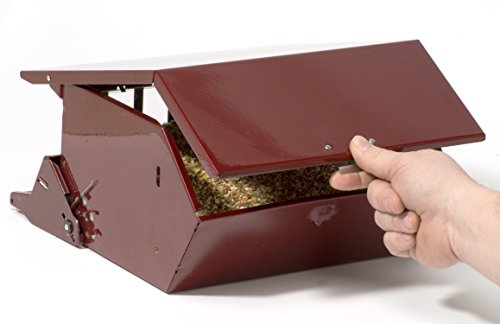 Heritage Farms Reflective Red Bird's Choice Squirrel Proof Bird Feeder #TOP2