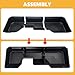YoCenSe Car Underseat Storage Box Fits For RAM 1500 2019+ Crew Cab New Body Style
