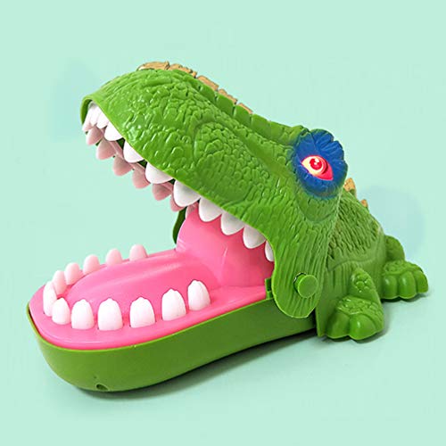 Toyvian Dentes de Dinossauro Jogo de Brinquedo Dentista de Dinossauro Mordendo Dedo Jogo de Tubarão