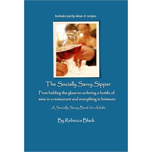 The Socially Savvy Sipper Audiobook By Rebecca Black cover art