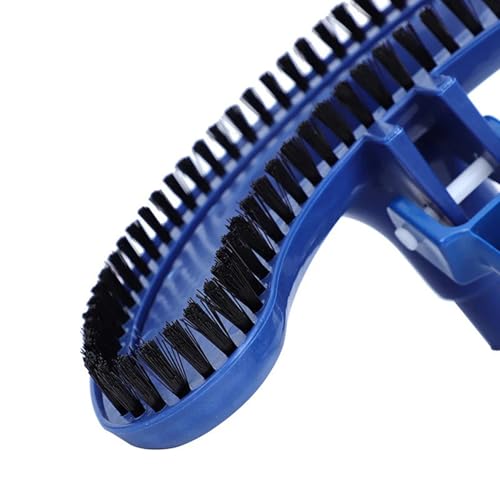 Limpiador de cepillo con cabezal de succión flexible para limpiar las esquinas de la piscina 5X 4