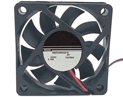 Ventilador de refrigeración de bajo consumo 0,08A y 24V silencioso para armarios eléctricos