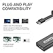 Plugable USB C Adapter Bundle with USB C to Ethernet, HDMI, DisplayPort, and VGA Included, Thunderbolt 3 Adapters Compatible with MacBook Pro and Windows
