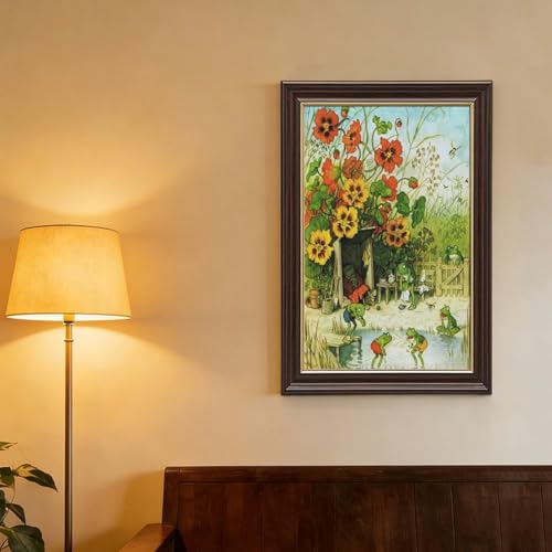 Impression giclée de grenouille vintage WCYB toile 50x75 cm