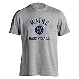Sport Your Gear Maine Black Bears Basketball Game Day Traditions Short Sleeve Athletic Heather Medium T-Shirt – Officially Licensed College Fan Tee – U of Maine UM Apparel Tee