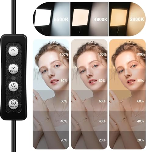 Image of Photography Video Camera Light 10 inch USB LED Camera Light for Video Shooting, Live Streaming with 3 Colors dimmable Fill Light (Only Video Light)