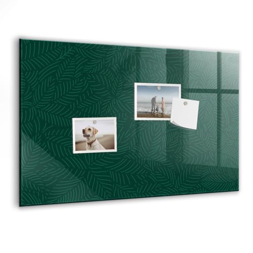 Tableau magnétique en verre pour bureau moderne et organisation créative