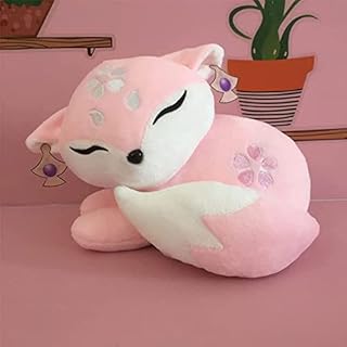 KINDAN 12pc Anime Game Genshin Impact Plush,Cute Narwhal/ Xiao Bird/ Arataki Itto/Fox Pillow,Soft Stuffed Figure Plush Doll,peripheral Character Design Figure,For Kids Game Fans Birthday Gifts (A)