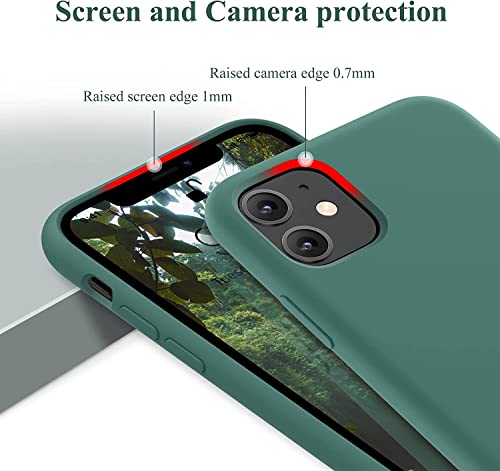 OTOFLY for iPhone 11 Case, Phone Case 11,Slim Shockproof, Anti-Fingerprint, Anti-Scratch Microfiber Lining, Protective Cover Compatible with iPhone 11 6.1 inch - Pine Green by OTOFLY - Used condition - Image 6