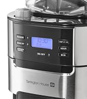 Tarrington House Kaffeemaschine mit Mahlwerk CMG0917, 1 L, 1000 W, silber – Ansicht 5