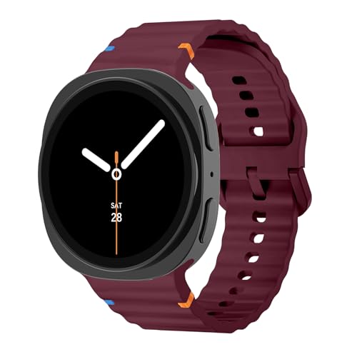 [EIHAIHIS] for Galaxy Watch 8 �V���R�� �o���h �X�|�[�c �M�����N�V�[�E�H�b�` 8 �x���g 40mm 44mm/8 classic 46mm�ɑΉ� ���ԂȂ� �\�t�g �_� �h�� ���� band ���f�B�[�X �����Y