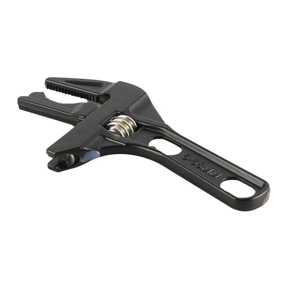 Llave inglesa ajustable Llave inglesa Herramienta Llaves de media luna Herramientas Resistente a roturas Ajustable 20 cm para tareas de plomería Apretar pernos