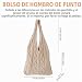 Imagen de JSTHHTT Bolso De Hombro De Punto Para Mujer