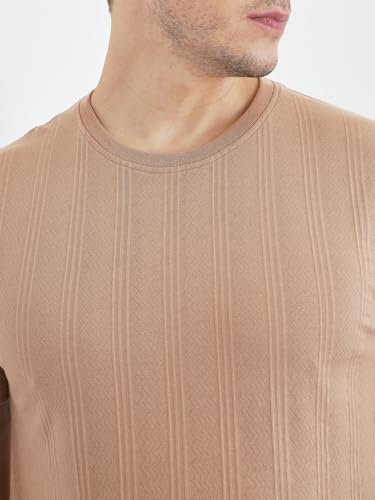 Image of Pivl Men's Summer Striped Style Trendy t Shirt
