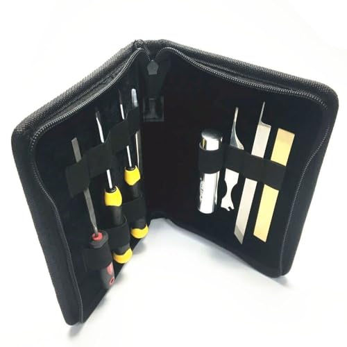 Harmonica Repair Tool Set for Professional Maintenance, Tuning and Cleaning, Stainless Steel Repair Accessories for Diatonic and Chromatic Care and Performance Enhancement