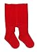 BEAR MUM Baby Girls' Seamless Organic Cotton Tights Red 1-2Year