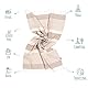 MOMOMUS Pack von 2 Fouta XL oder Strandhandtuch Baumwolle 100% - Saugfähig, Ultraweich, Kompakt - Ideal als Strandtuch, Hamamtuch und Saunahandtuch - Beige, 90x180cm