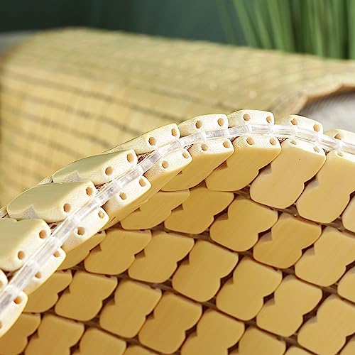 Alfombra de bambú tipo mahjong de 60x165cm para cama y sofá 4