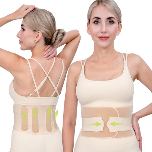 LuxuMach Back Brace for Men Lower Back, Ultra-Thin Back Support