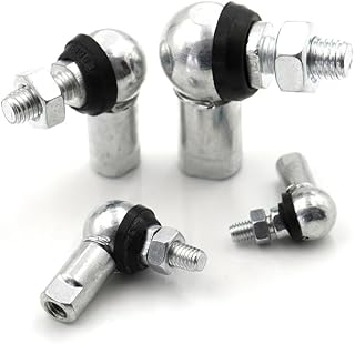 QPAJWAKS Cojinete de Extremo de Varilla de rótula M5 M6 M8 M10 Ángulo Recto CS8/CS10/CS13/CS16(M6x1.0)