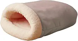 Saquinho de Dormir para Gatos Velboa e Sherpa - Cor:Cinza