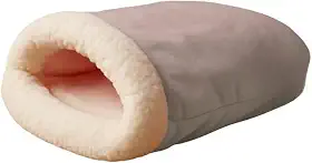 Saquinho de Dormir para Gatos Velboa e Sherpa - Cor:Cinza